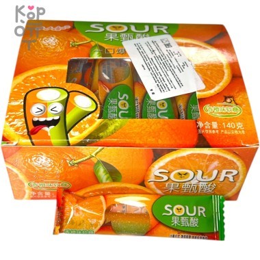 Мармелад кислый SOUR со вкусом Апельсина, 140гр. — Корейские товары для всей семьи(КорОпт)