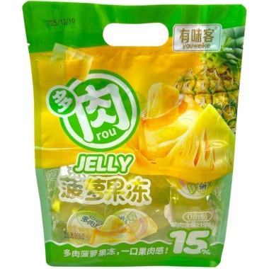 Желе фруктовое Youweike, фруктовый пудинг с Ананасом, 500гр. &mdash; Корейские товары для всей семьи(КорОпт)