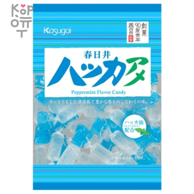 Конфеты карамельные со вкусом мяты Kasugai Hakka, 165гр. — Корейские товары для всей семьи(КорОпт)