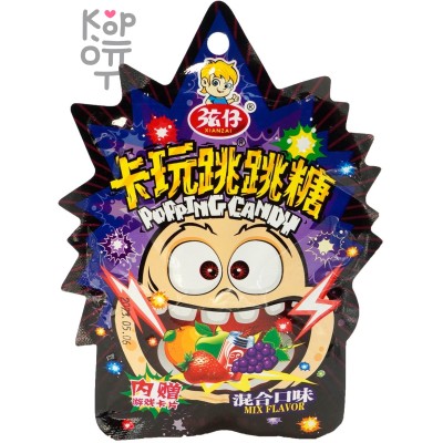 Конфеты Шипучка Popping Candy Mix Flavor - Шипучка - взрывашка "Фруктовый взрыв" со вкусами фруктов и напитков + переводилка