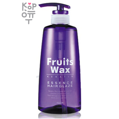 Welcos Kwailnara Hair Glaze Essence Fruits Wax Keratin - Глазурь эссенция для укладки волос 500мл.