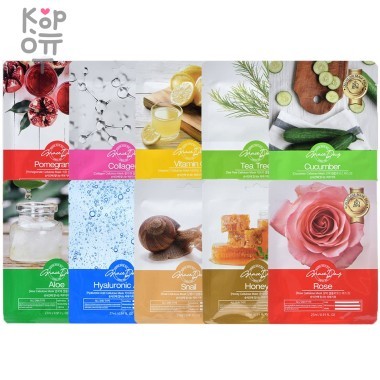 GRACE DAY CELLULOSE MASK - Тканевая маска для лица (27мл.*1шт.) &mdash; Корейские товары для всей семьи(КорОпт)