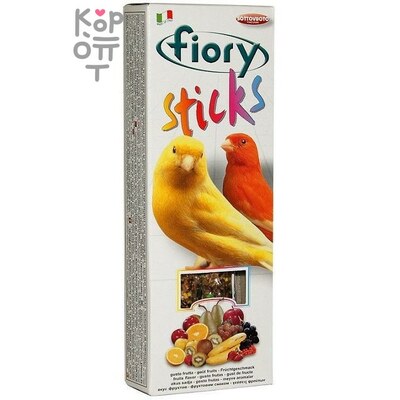 FIORY палочки для канареек Sticks с фруктами 2х30гр.