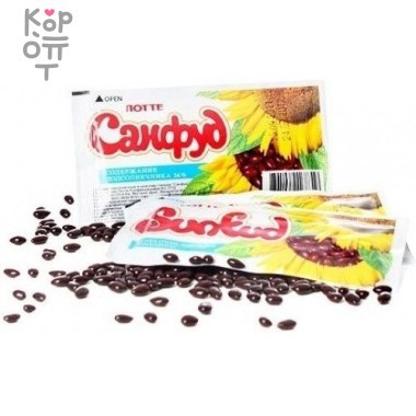 Lotte Sunfud - Семена подсолнечника в шоколадной глазури 30гр. &mdash; Корейские товары для всей семьи(КорОпт)