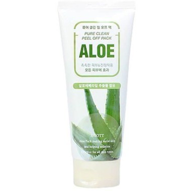 JIGOTT ALOE PURE CLEAN PEEL OFF PACK 180ml Маска-пленка для глубокого очищения пор &mdash; Корейские товары для всей семьи(КорОпт)
