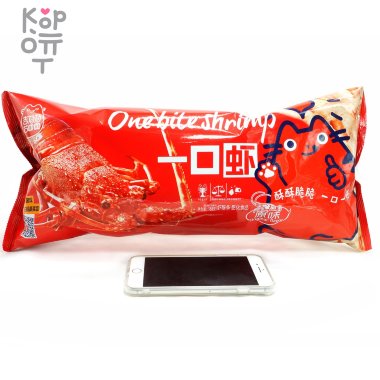 Чипсы One Bit Shrimp Гигантские Хрустящие креветочные чипсы с оригинальным вкусом, 168гр. &mdash; Корейские товары для всей семьи(КорОпт)