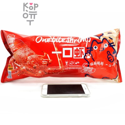 Чипсы One Bit Shrimp Гигантские Хрустящие креветочные чипсы с оригинальным вкусом, 168гр.
