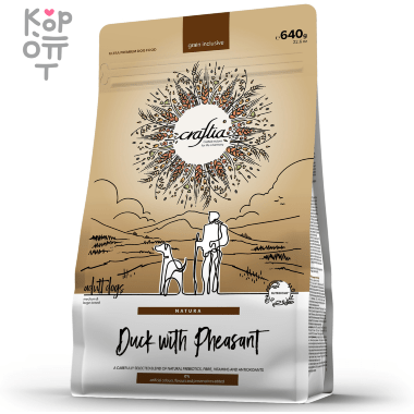 CRAFTIA NATURA Сухой корм для взрослых собак средних и крупных пород из Лосося и Сельди. — Корейские товары для всей семьи(КорОпт)