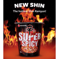 Лапша сублимированная NONGSHIM Shin Red Super Spicy - особо острая, 120гр.