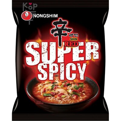NONGSHIM Shin Red Super Spicy Лапша сублимированная, особо острая, 120 г