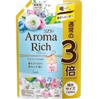 ​Lion Aroma Rich Sarah Aqua Flower - Кондиционер для белья с ароматом ландыша и водяной лилии и со свежестью груши, и морской воды.