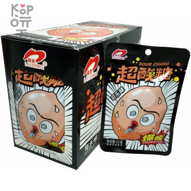 Леденцы супер кислые лимоны Luxing Sour Candy со вкусом Колы — Корейские товары для всей семьи(КорОпт)