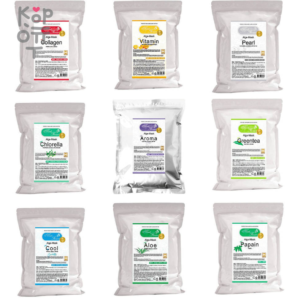 Medi Flower Alge-Mask -  Маска для лица альгинатная 500гр., купить с доставкой на дом фото 1 — Корейские товары для всей семьи(КорОпт)