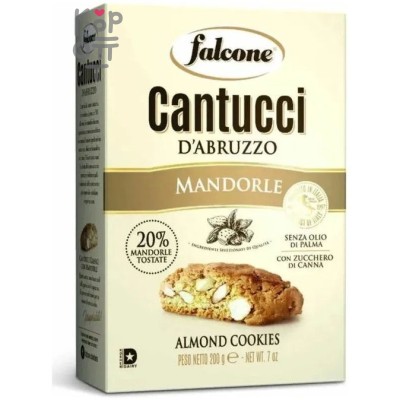 Falcone Cantucci Mandorle - Печенье сахарное с миндалем 180 г
