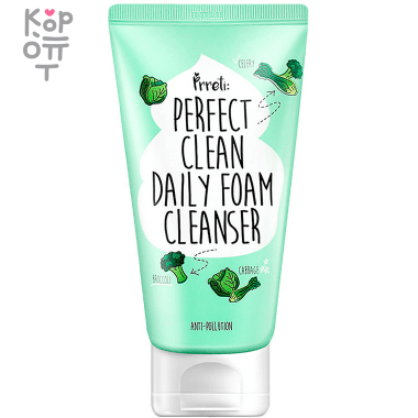 Prreti Perfect Clean Daily Foam Cleanser - Увлажняющая пенка для глубокого очищения лица 150мл. &mdash; Корейские товары для всей семьи(КорОпт)