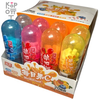 Драже MeiRiGuoC Холодок без сахара со вкусом Фруктов — Корейские товары для всей семьи(КорОпт)