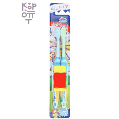 LION Kodomo - Зубная щетка "Soft & Slim"(2 шт.), 3-6 лет