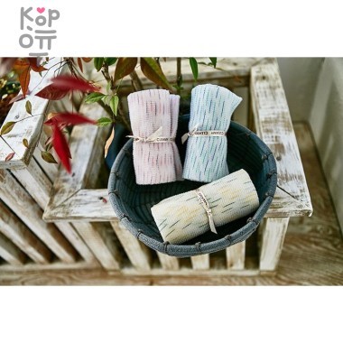 SUNG BO Мочалка для душа Noble Shower Towel - №129 28см*95см мягкой жесткости, нейлон — Корейские товары для всей семьи(КорОпт)