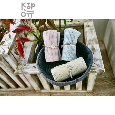 SUNG BO Мочалка для душа Noble Shower Towel - №129 28 см × 95 см мягкой жесткости, нейлон