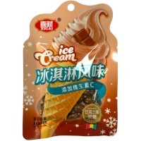 Драже Xicai Ice Cream Карамель с шоколадной начинкой с желе и витамином С