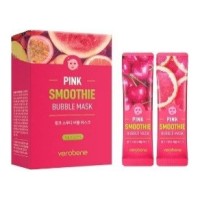 Verobene — Smoothie Bubble Mask — Green / Pink — Кислородная пузырьковая маска-смузи для лица, 5 г × 10 шт