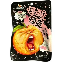Возмутительно кислые конфеты Yinuo - Ищу неприятности со вкусом белого Персика