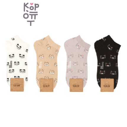 Носки женские короткие, Ю.Корея. Размер 23-25, модель 2251