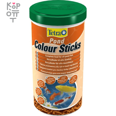 Tetra Pond Color Sticks корм для прудовых рыб палочки для окраски 1 л &mdash; Корейские товары для всей семьи(КорОпт)