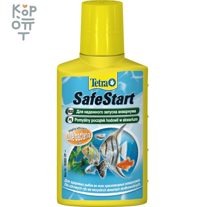 Tetra Safe Start бактериальная культура для запуска аквариума 50 мл фото 1 &mdash; Корейские товары для всей семьи(КорОпт)