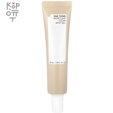 ONE THING Heartleaf Clear Spot Gel - Гель против акне с экстрактом листьев Хауттюйнии Сердцевидной 35мл. — Корейские товары для всей семьи(КорОпт)