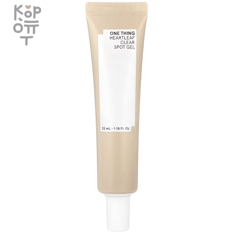 ONE THING Heartleaf Clear Spot Gel - Гель против акне с экстрактом листьев Хауттюйнии Сердцевидной 35мл., купить с доставкой на дом фото 1 &mdash; Корейские товары для всей семьи(КорОпт)