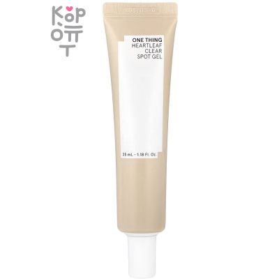 ONE THING Heartleaf Clear Spot Gel - Гель против акне с экстрактом листьев Хауттюйнии Сердцевидной 35мл.