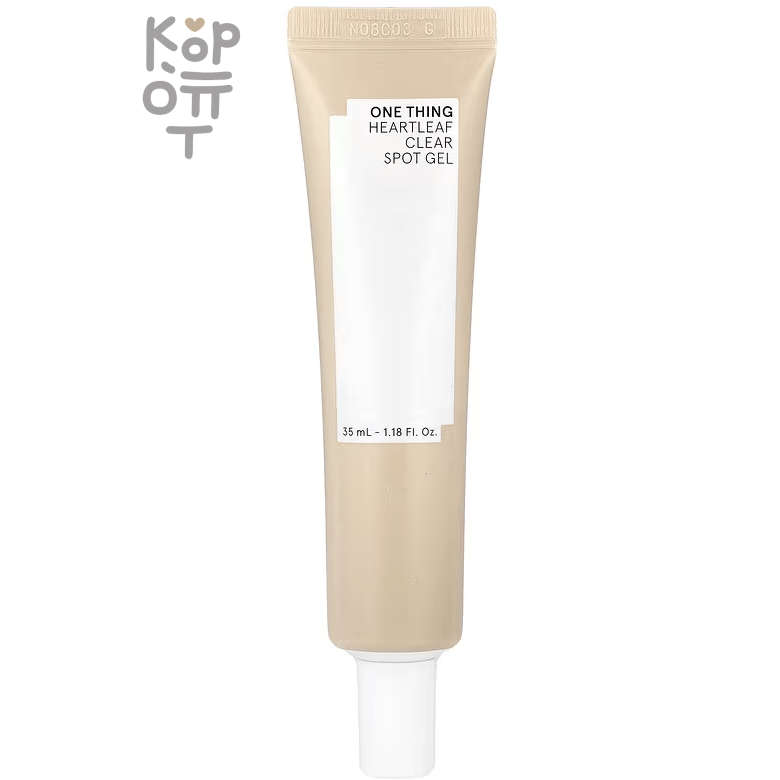 ONE THING Heartleaf Clear Spot Gel - Гель против акне с экстрактом листьев Хауттюйнии Сердцевидной 35мл.