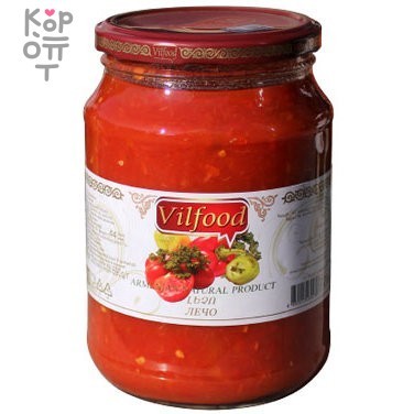 Vilfood - Лечо натуральное 720мл.*12шт. &mdash; Корейские товары для всей семьи(КорОпт)