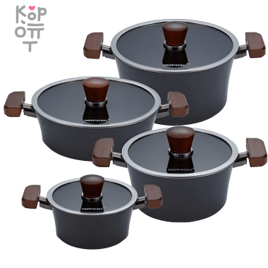 Кастрюля HappyCall Crocodile IH Graphene Pot &mdash; Корейские товары для всей семьи(КорОпт)