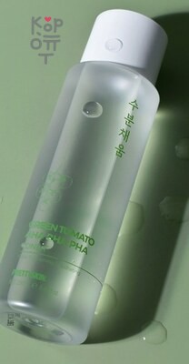 PrettySkin Green Tomato Aha Bha Pha Toner - Тонер для сухой кожи лица омолаживающий с экстрактом зеленых томатов 250 мл