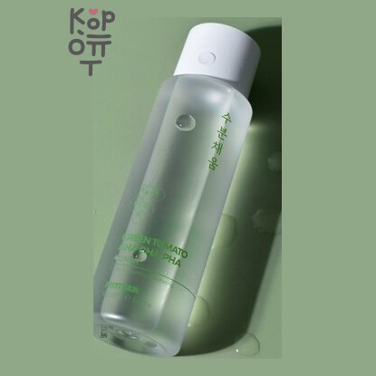 PrettySkin Green Tomato Aha Bha Pha Toner - Тонер для сухой кожи лица омолаживающий с экстрактом зеленых томатов, 250 мл