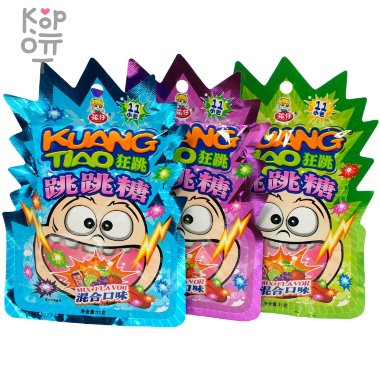 Конфеты Шипучка Popping Candy Mix Flavor - Шипучка - взрывашка &quot;Kuang Tiao&quot; со вкусами фруктов и напитков + переводилка — Корейские товары для всей семьи(КорОпт)