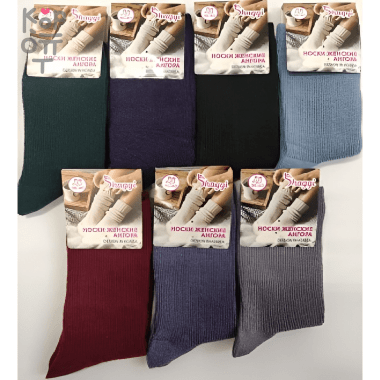 Носочки теплые женские, Размер 36-40   — Корейские товары для всей семьи(КорОпт)