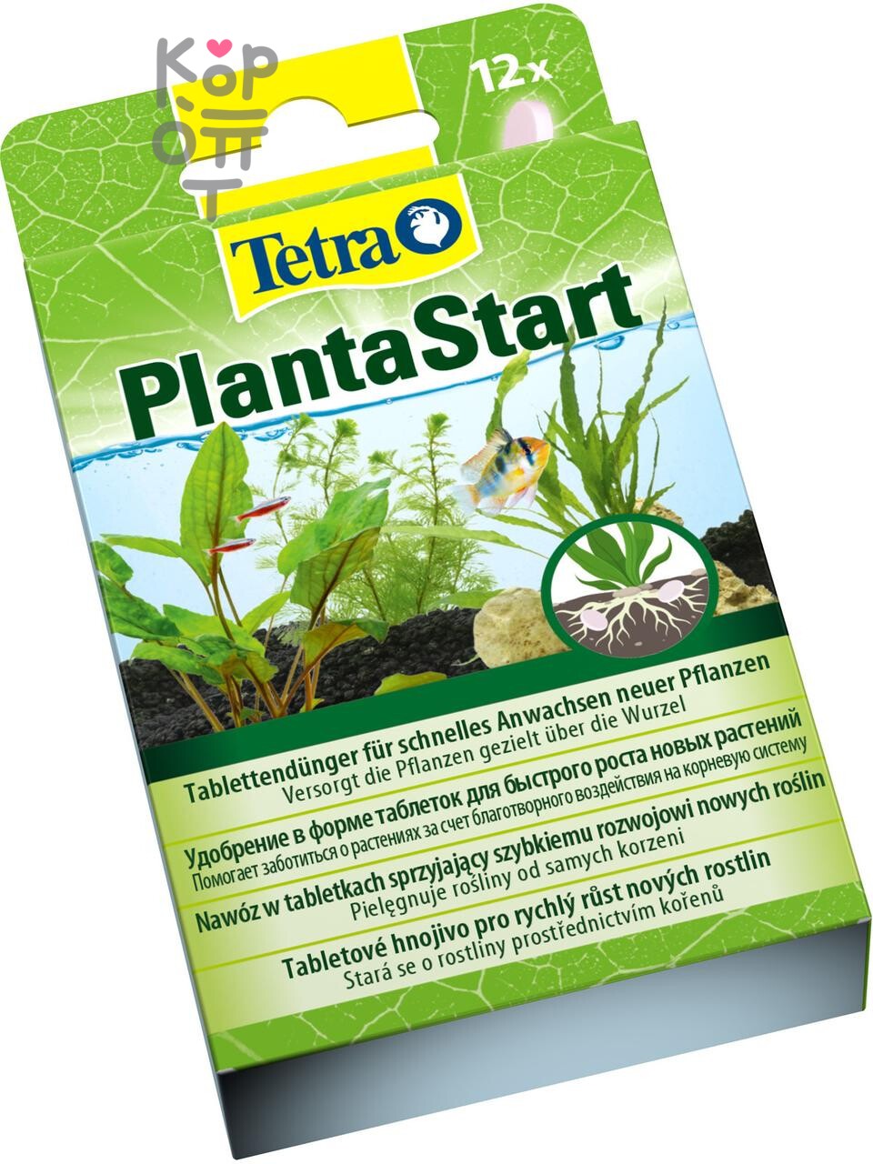 Tetra PlantaStart удобрение для быстрого укоренения растений 12 таб. (замена 146839)