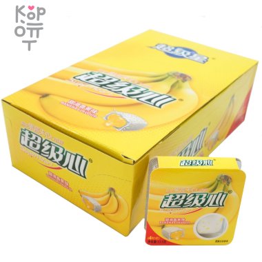 Жевательная резинка Super Heart Crispy Jam Sandwich Gum - Сэндвич с Банановым джемом — Корейские товары для всей семьи(КорОпт)