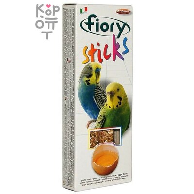FIORY палочки для попугаев Sticks с яйцом 2х30гр.