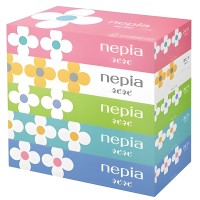 NEPIA nepi nepi mate - Бумажные двухслойные салфетки 150 шт. 1 пачка