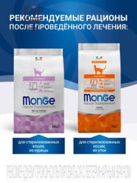 Monge VetSolution Cat Gastrointestinal Диетический корм Гастроинтестинал для кошек при заболеваниях ЖКТ