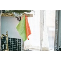SB CLEAN&CLEAR - Скраббер-сеточка для мытья посуды №387 "Silver Acrylic" - 24смх20см, из плетеного акрила 2шт.