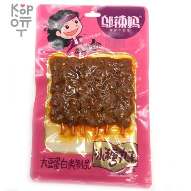 Снэк Шашлычок из соевого мяса на шпажке, острый, пряный 90гр. — Корейские товары для всей семьи(КорОпт)