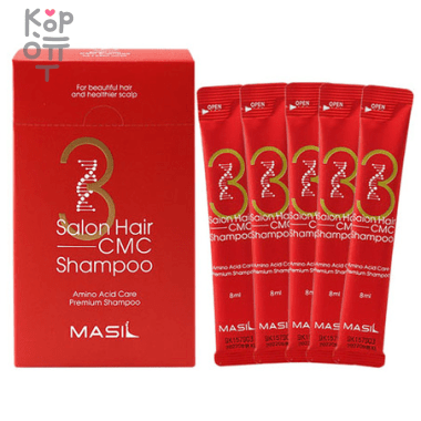 Masil 3 Salon Hair CMC Shampoo - Восстанавливающий шампунь с аминокислотами — Корейские товары для всей семьи(КорОпт)