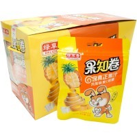Конфета Green Grass Delicious Лента жевательная с витамином С и соком Ананаса