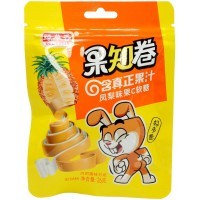Конфета Green Grass Delicious Лента жевательная с витамином С и соком Ананаса