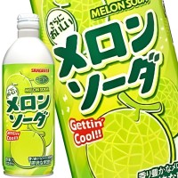Sangaria Bottle Melon Soda Flavour - Напиток безалкогольный газированный со вкусом Дыни 500мл.